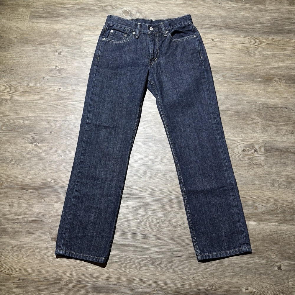 Levi's 514 Straight Leg Men's Jeans W29 L30 Dark Wash Blue Denim